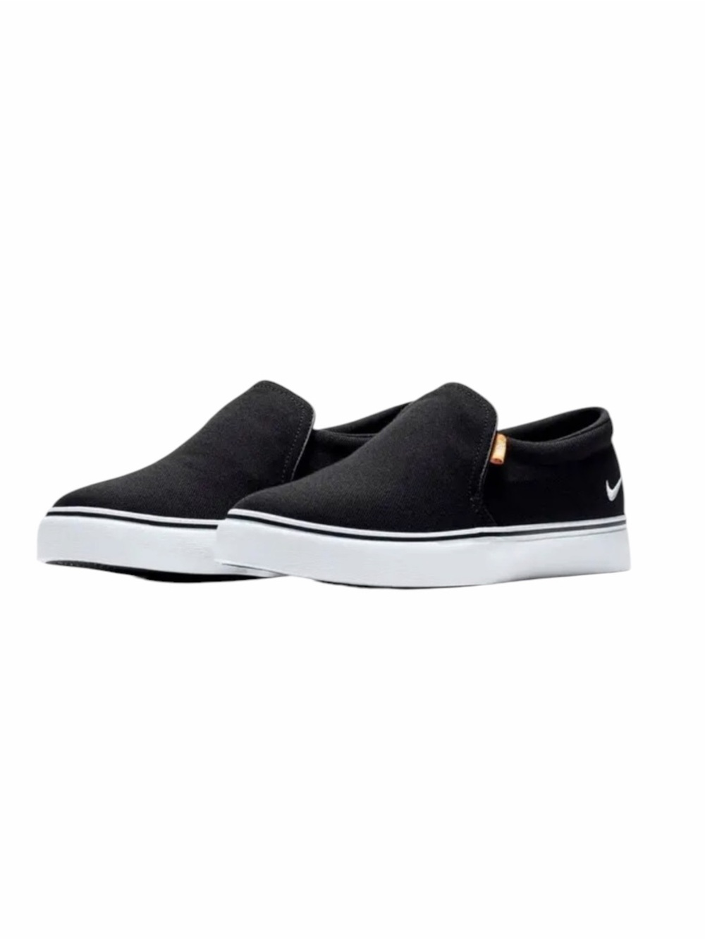 Nike Court Royale AC Slip-On Black Canvas Sneakers Women's Size 9.5